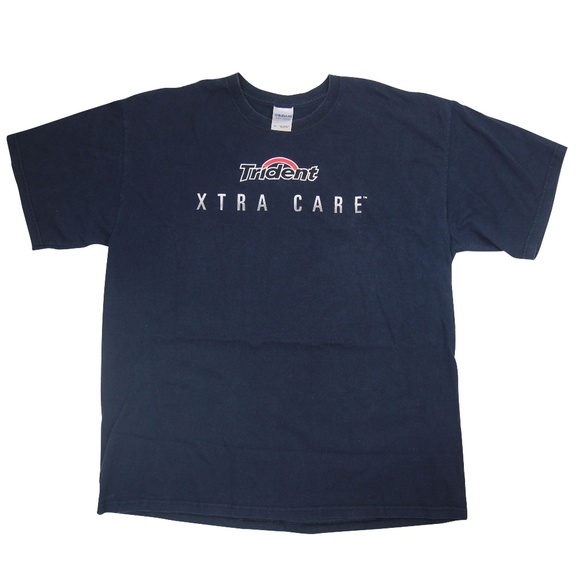Vintage Trident Xtra Care Dental T Shirt - Picture 1 of 5